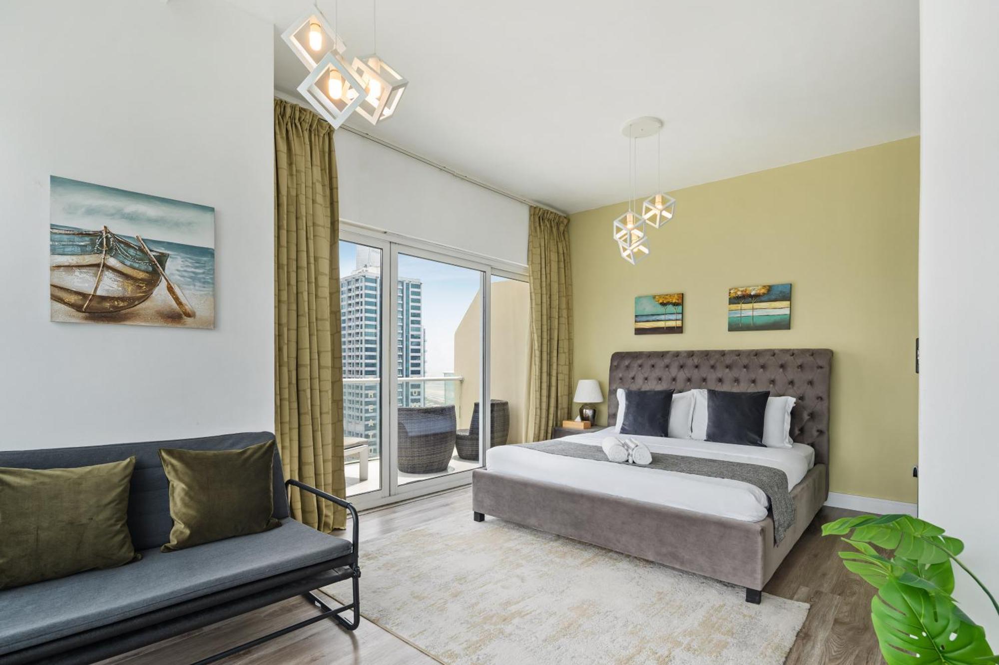 La Buena Vida: Panoramic Lake View Condo Near Dubai JLT Metro Exterior photo