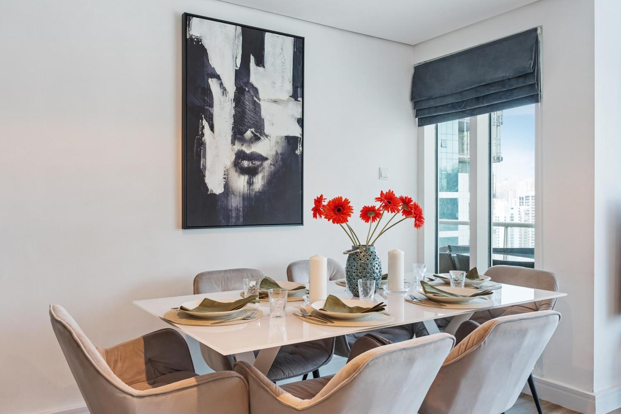 La Buena Vida: Panoramic Lake View Condo Near Dubai JLT Metro Exterior photo